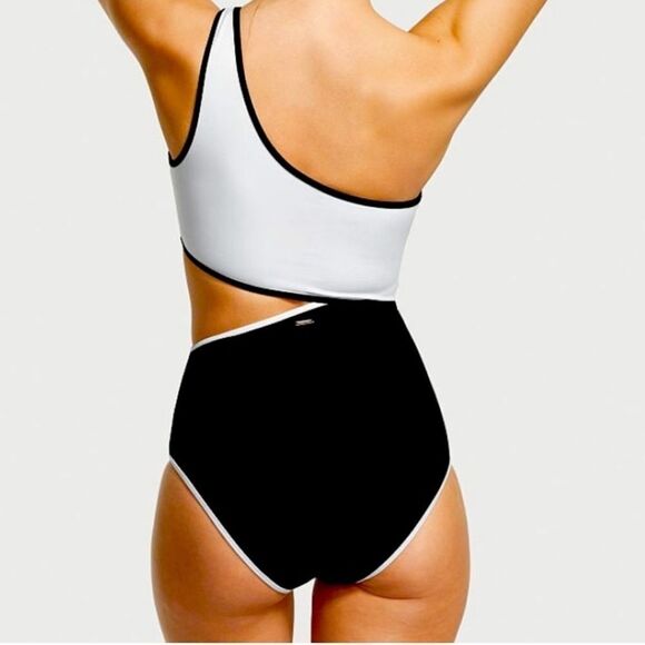 NWT Victoria’s Secret Color block Monokini One-Piece Swimsuit - Picture 4 of 10